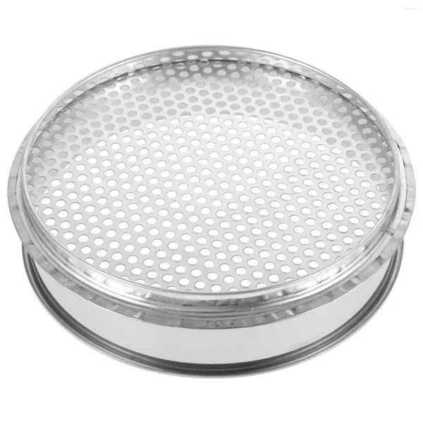 Dekorative Blumen Sieb Fine Mesh Edelstahl Bodenbildschirm Küchenversorgung Home Round Loch Sifter