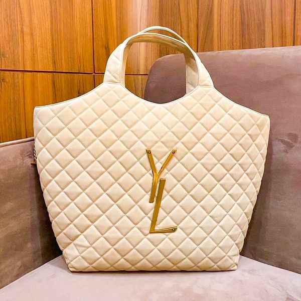 Icare Max Luxury Designer Shopper Bag Man Женская кожаная кошелька и сумочка на плече стегано