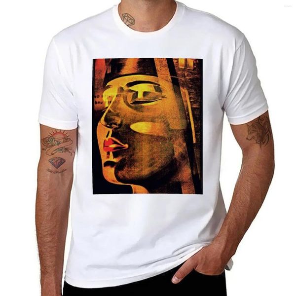 Erkek Tank Tops Metropolis tarafından Fritz Lang Deutsche Bilim Film Tanıtım Duvar Sanatı T-Shirt Erkekler Hayvan Baskı Gömlek Yaz Erkekler T