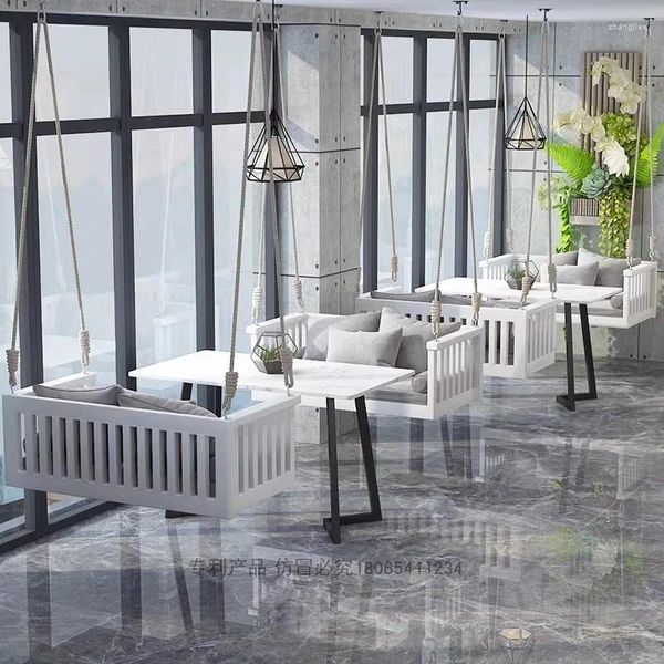 Mobili da campo per bolle interno altalene balcone balcone appeso bambini macrame nestschaukel riptare muebles de jardin all'aperto