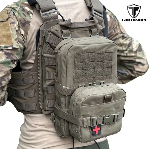 Piccolo Mini Idration Bag Tactical 2 in 1 mini pacchetto di idratazione strappare la sacca per sacca per mancino mole