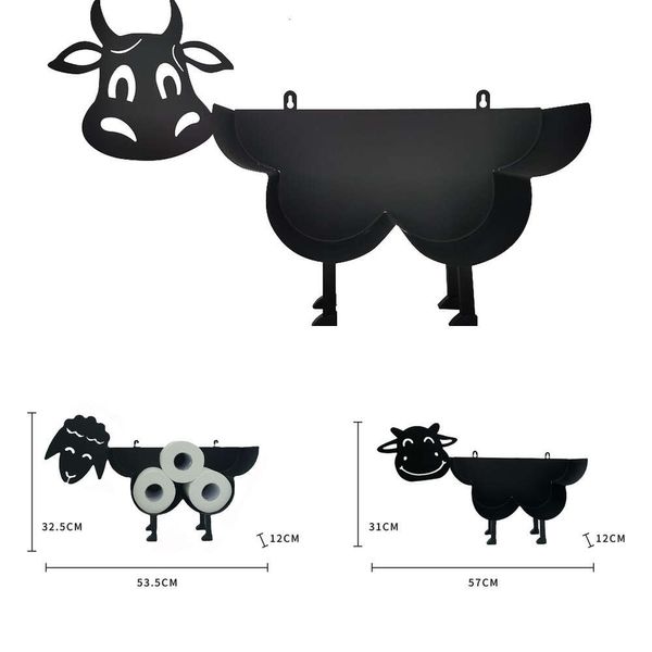 Новые коровы овцы декоративные - отдельно стоящий тканевый туалетный валлет бумага для ванной комнаты железо хранение железа