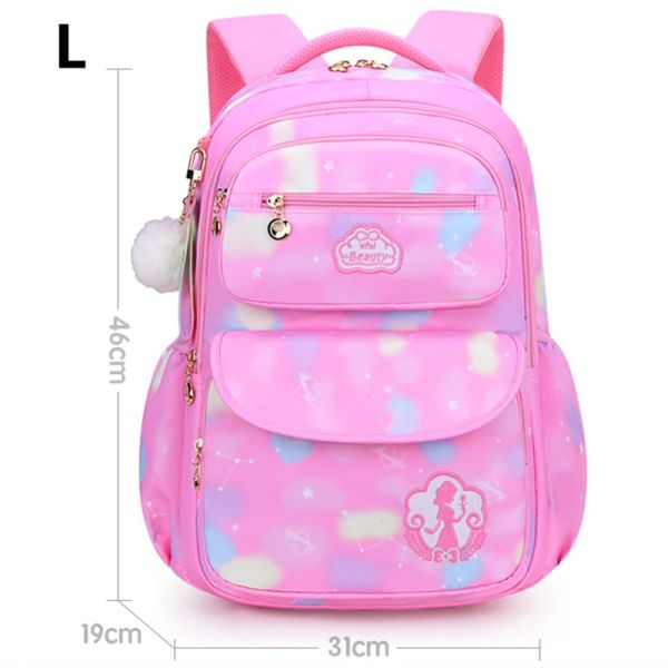 Borse a 2 dimensioni di ragazze simpatiche borse per bambini zaino scolastico per bambini satchel borse borse borse principess machila infantil mochila