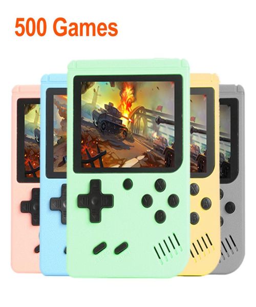 Macaron Color Mini Pocket Pocket Game Players Retro TV Video Game Consoles Suporte Av Output HDTV FC 8 BIT Classic Games For Kids Gift2023760