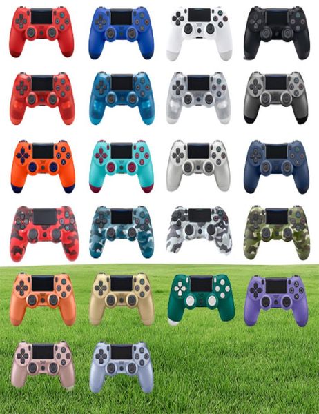 Controlador sem fio Bluetooth para PS4 Vibration Joystick Gamepad Game Handle Controllers for Play Station com logotipo de varejo box9933050