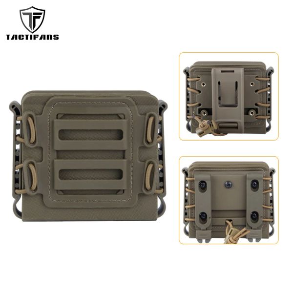 Acessórios Tactical Scorpion Sniper Revista Bolsa para ASW338 L96A1 M82A1 Molle Molle/Pals Hunting Mag Belt Clip Shell Bag Nylon