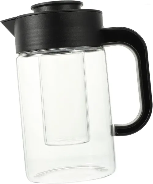 Bottiglie d'acqua 3 pezzi di vetro TEAPOT PERCOLATOR POT POT POT PROPRIE /BIRCA COLD BERE FRIDIFICA