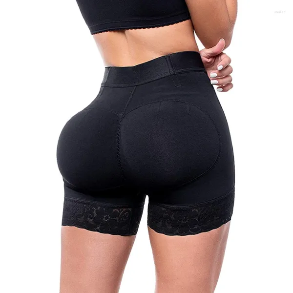 Frauen Shaper hochwertige Fajas Kolumbianas Bauchkontrolle Bollifter Niedrige Taille Hüft -Shorts -Taste Colombian
