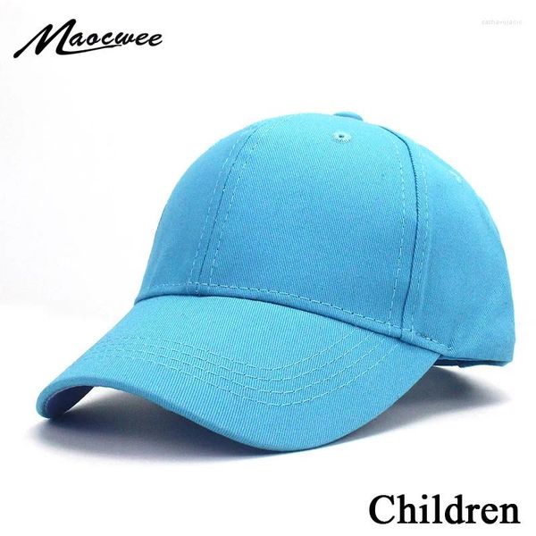 Ball Caps Summer Kids Solid Color Children Snapback Baseball Cap da baseball con cappelli da bambino per bambini di Spring Hip Hop Boy per 3-8 anni Green 2024