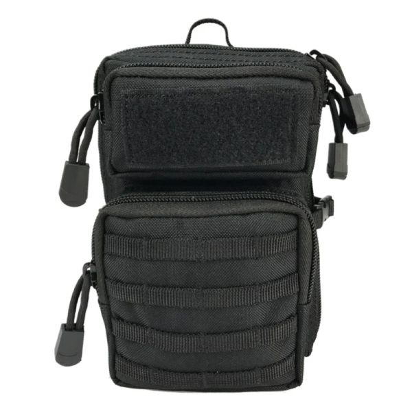 Bolsas Tactical molle bolsa bolsa de cintura masculino ao ar livre Men EDC Tool Bag de colete