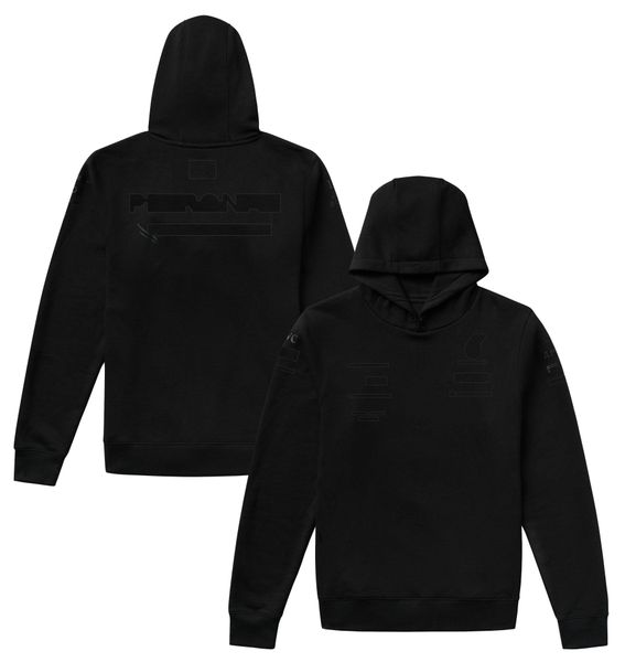 F1 2023 Takım Hoodie Yeni Formül 1 Erkekler Siyah Hoodie Bahar Sonbahar Moda Baskı Hoodies Erkekler Büyük Boy Krover Kapşonlu Sweatshirt