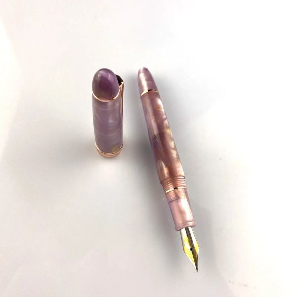 Ручки Purple Kaigelu 356 Fountain Pen с золотым клипом EF/F/M NIB красивые цвета