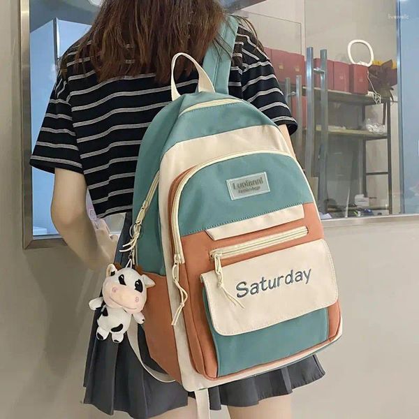 Рюкзак бросает милые дети девочки и школьные сумки для мальчиков большие рюкзаки для учеников причинно -следственные поездки женщин