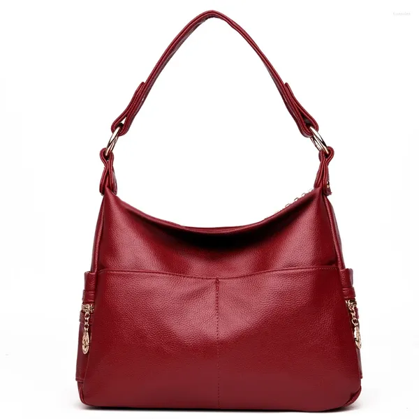 Umhängetaschen Frauen Leder Handtaschen Messenger Bag Designer Crossbody Totes Top-Griff Vintage Elegante Handtasche
