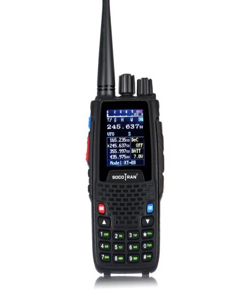 Walkie Talkie Quad Band Handheld Two Way Radio KT 8R 4 Band Outdoor Intercom UHF VHF Ham Transceiver 2210171508124