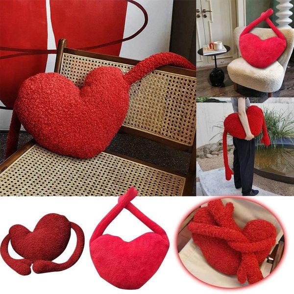Cuscino creativo divano di divano amico di San Valentino di alta fine regalo pratico federe di seta per bambini grandi