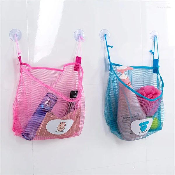 Bolsas de armazenamento Baby Kids Bathing Toy Bag Diverty Time Bath Tubs Organizador criativo Dobragem de malha doméstico doméstico