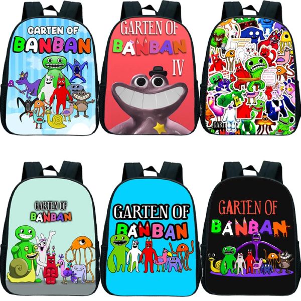 Backpacks Spiel Garten von Banban Print Rucksack Kinder Kindergarten Bag Jungen Mädchen wasserdichte Schultaschen Kinder Rucksäcke Cartoon Bookbag