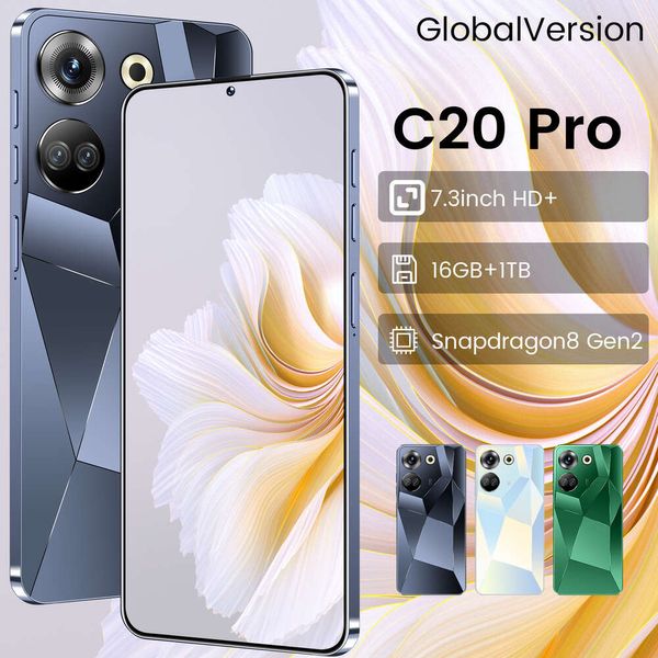 Neue C20 Pro True Perforation 3+64 GB niedriger Preis 4G Android -Smartphone