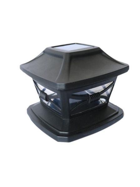 Solar Postlichter Outdoor Solar Powered Post Cap Lights Outdoor Zaun Säule Lampe für Gartengarten Patiowarm Licht 7009419