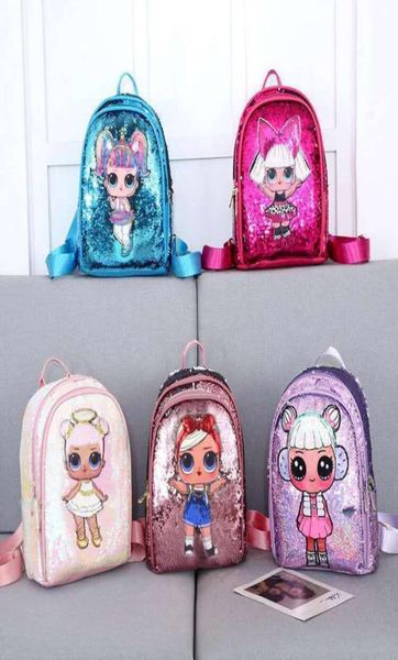 Bag Children039S School Cute Bag Plecak 3D Bag Cartoon Stampa carina anime Kids Backpack giocattoli per ragazze2945449