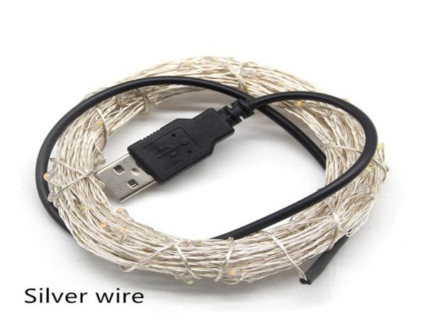 UMLIGHT1688 5V USB Светодиодная струна Light 10M 5M Медная серебряная проволочная водонепроницаем