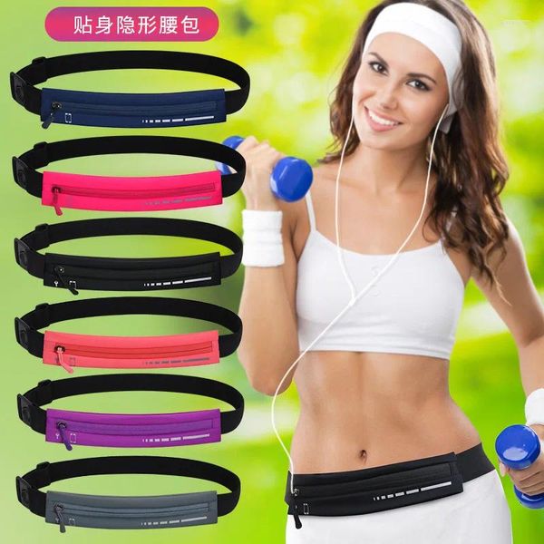 Sacos de cintura Bolsa impermeável Bolsa esportiva ao ar livre Mulheres para iPhone Phone Jogging Men