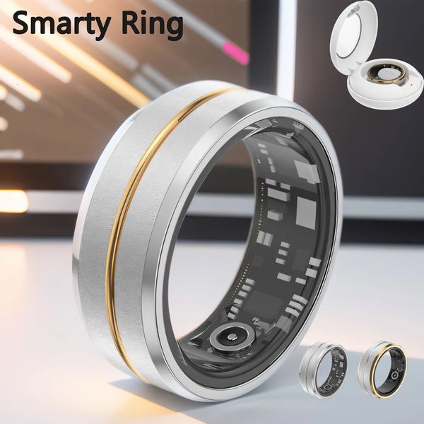 2024 homens homens Smart Ring Sports Fitness Tracker Watches IP68 Oxigênio à prova d'água Oxigênio Smart Ring para Android H01 240412