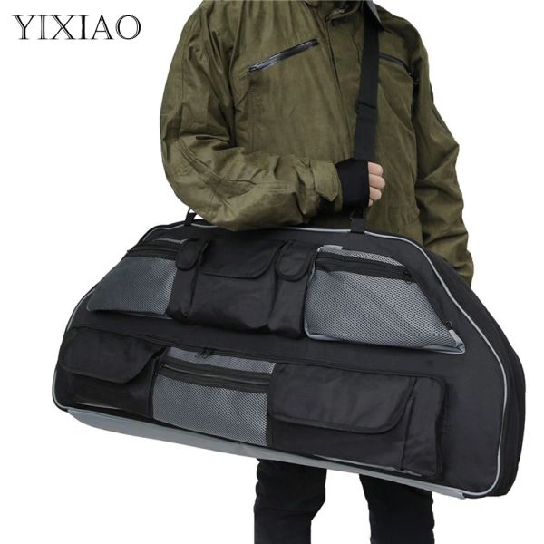 Packs Yixiao Outdoor Hunting Bogenschießen Compound Bogenbeutel große Kapazitätsschutz Bogenschießen Pfeile Hülle Träger Schießbogen