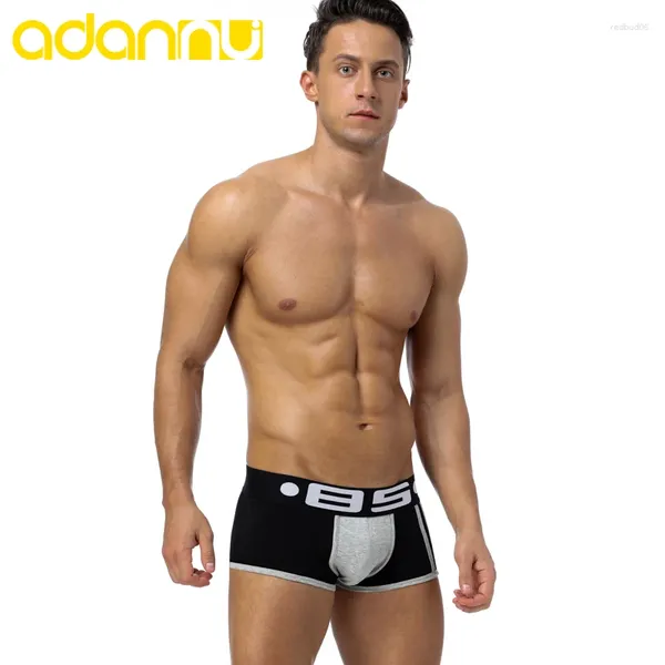 Cuecas moda de moda masculina boxers sexy impressão calça cutas cuecas boxer masculinas calzoncillos 85 bs