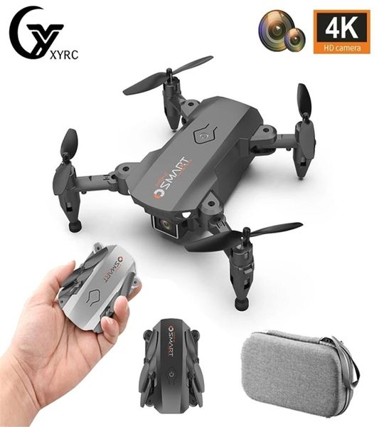 Xyrc L23 Mini Drone 4K HD Drones de câmera dupla WiFi FPV Hight Mantenha Pequeno Quadcopter dobrável RC Dron Toy para crianças Garo