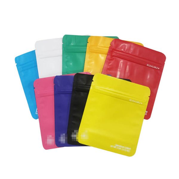 Bolsas de embalagem 10 coloridas plásticas vazias de corte especial em forma apenas de cheiro de mylar saco por atacado
