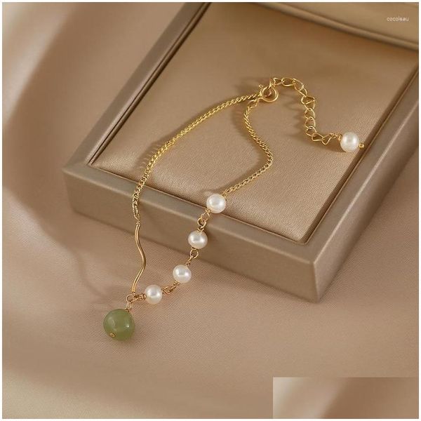 Braccialetti di fascino di nicchia fatti a mano tubo curvo etio perle etiano braccialetto per donne semplici braccialetti di gioielli di lusso di lusso dr dhyyn