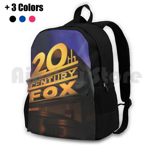 Bags 20th Century Fox Outdoor Caminhando Backpack Camping à prova d'água Viagem 20th Century Fox Studios Legacy Film Movies Classic Classic