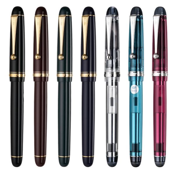 Pens Giappone Pilot Originale Custom 74 trasparente 14K Gold Pen Pen Business Office Men Donne Donne