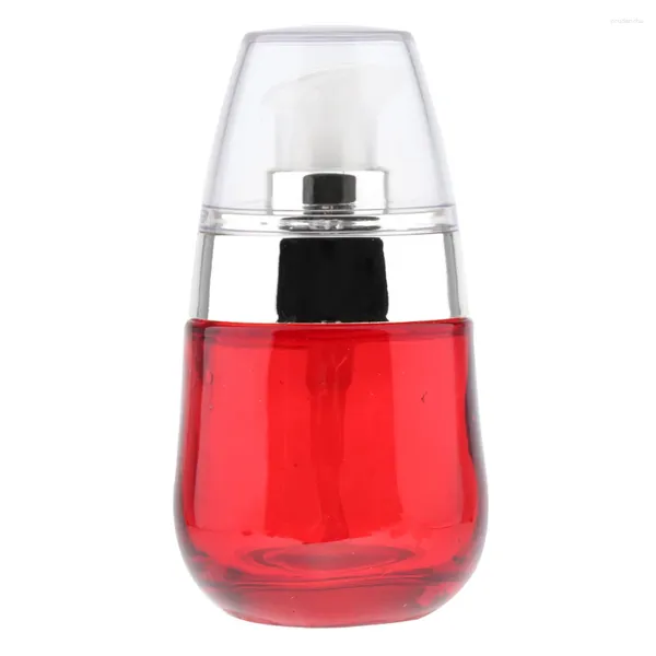 Pincéis de maquiagem 30 ml de viagem loção de garrafas de bomba vazia Cuidados de pele RECIMENTOS COSMETIC RED RED