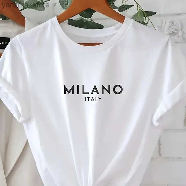 T-shirt femminile Plus size Staff Stamping Suncine T-shirt Spring/Summer Casual Sve Sve-shirt Abbigliamento da donna San Valentino Giorno Y240420