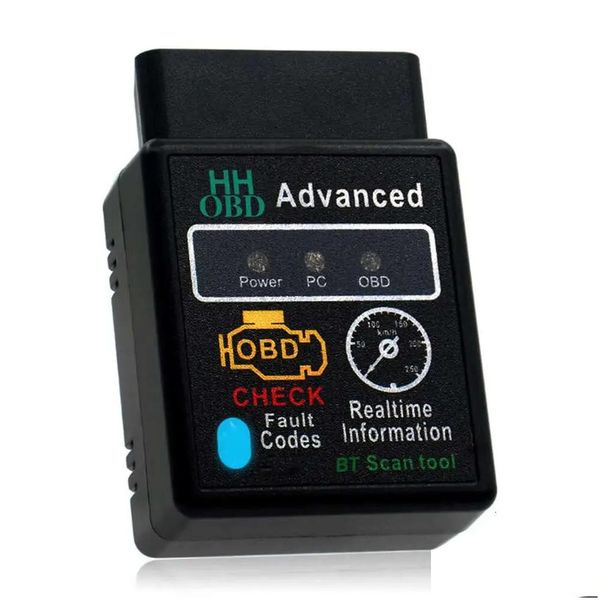 Ferramentas de diagnóstico New 5.1 Device Bluetooth Código Compatível OBD2 ELM327 V1.5 SCANNER DE CARRO DE CARRO NO K5W4 DROP ENVOLVIME