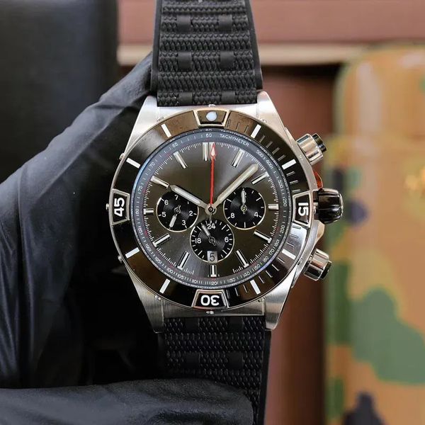 U1 Top AAA Bretiling Men Designer Quartz Watches Navitimer Chronograph Avenger Vesace Shock Watch Fashion Business Man Высококачественный бренд Watch Montre Luxe Ice Out