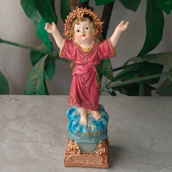 Figurine decorative Serie Angel Little in piedi Cine Caring Beadeing Gifts Decorazioni Cragi in resina