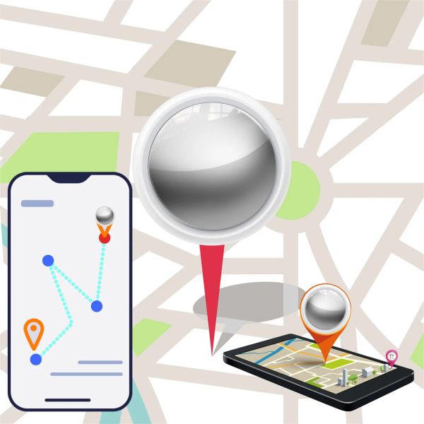 Portafogli Smart Wireless Finder Tracking Locariers Tracker Attività Posizionamento Chiave Piet Chiave Auto Universal per iOS Android Apple Airtag