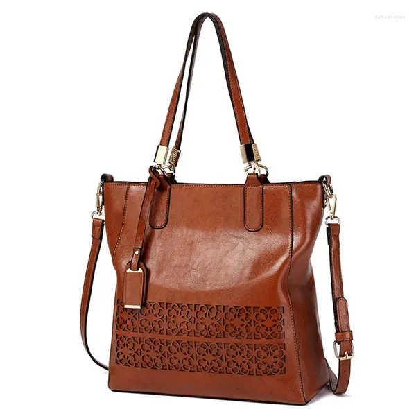 Bolsas de ombro feminino feminino fêmea designer de bolsa de alta qualidade Hollow Out