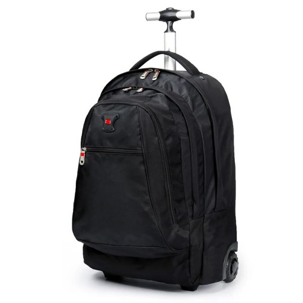 BASS SWISS Brand Trolley Borse da viaggio Multifunzione Backpack Men Women Stume Borse Boarding Valica Largecapacity Valica con ruota