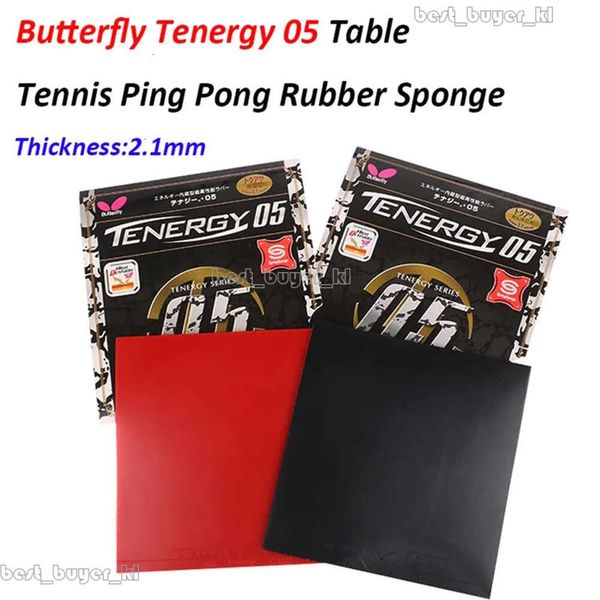 Tenergy Butterfly 05 Table Tennis Gestia Ping Pong Sponge 2,1 mm Accessori di allenamento di copertura adesiva inversa 752 752
