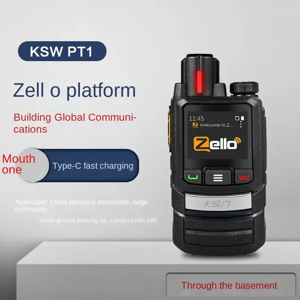 Walkie Talkie Zello Ksun 4G SIM Rete Radio Long Distanza Wifi Link Intercom ZL60 Anti-Interference Multiple Calling Metodi di chiamata