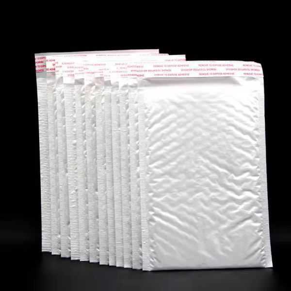 Taschen Perlmutt Film Bubble Bag Bubble Envelope Beutel White Express Schockfisch -Scheinkackbeutel für A4 -Größe Logistik Expresspackung