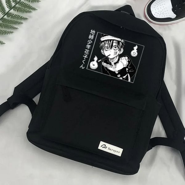 Mochilas Anime japonês Hanako Kun School Backpack Teenagers Computer Computer Outdoor Laptop Travel Boy