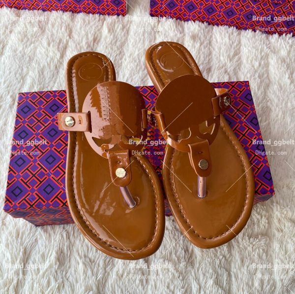 Kadınlar Yaz Miller Sandal Plajı Flip Flops Tasarımcı Ayakkabı Terlik Slide Slayt Adam Fabrika Kaydırıcıları Düz ​​Topuk Deri Hediye Loafer Ayakkabı Leopar Baskı Dhgate 35-42 AAA886