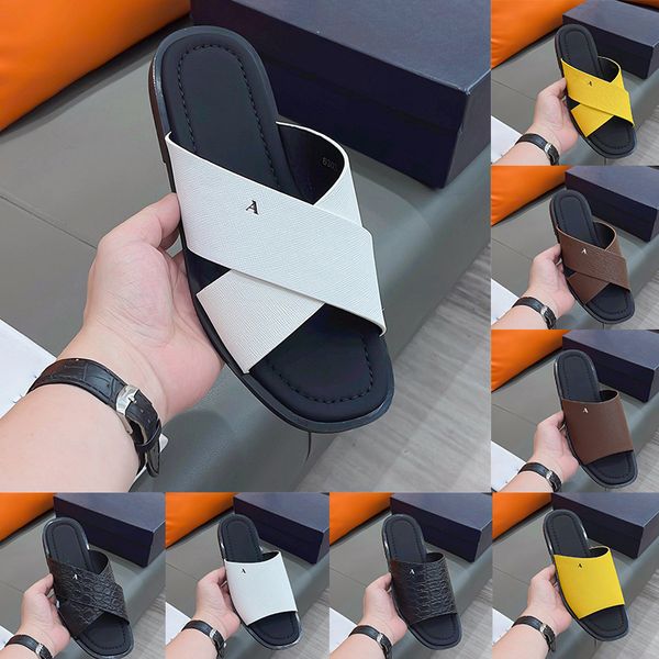 Designer sandals Nylon Slide Slides Muli Sandali MENS Summer Shoet Tannini piatti Sandale Luxe Claquette Sliders Flip Flip Flip