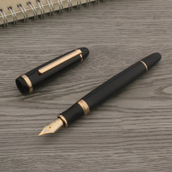 Pens Brand Jinhao X850 Fonte Cenigrafia Pen Black Golden Nib Business Office Supplies Writing Pens